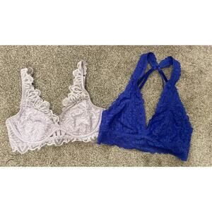 Victoria’s Secret PINK Lace Bralette Bundle (2), size S